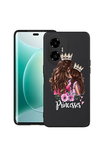 bestcase Калъф за Honor 300 с дизайн Принцеси Момиче Майка, TPU матов ултра т...