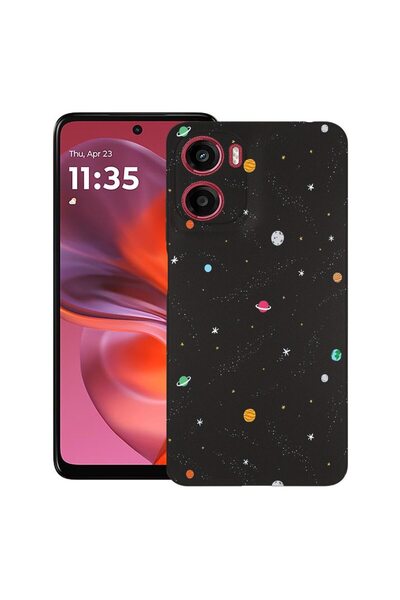 bestcase ¬Æ Husa pentru Motorola Moto G05, Universe, Planets, Slim Silicon 0....