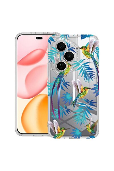 bestcase ¬Æ Husa Clear Silicon pentru Honor 400 Pro, Wild Tropical, 2036424 T...