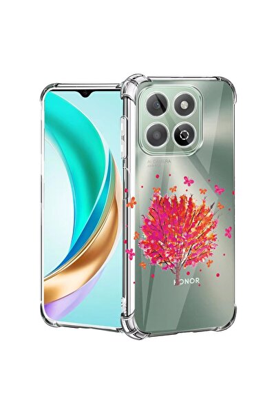 bestcase Αντικραδασμική Θήκη για Honor 200 Smart, Σχέδιο Πεταλούδες και Δέντρ...