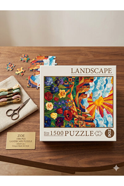 PUPPA Zoe Landscape 1500 Pieces Puzzle Puzzle I 85*60cm I Sun-Flowers