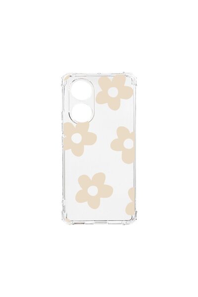bestcase Husa Anti Shock 1.5MM, compatibilă cu OPPO A18, Retro Daisy, Tehnolo...