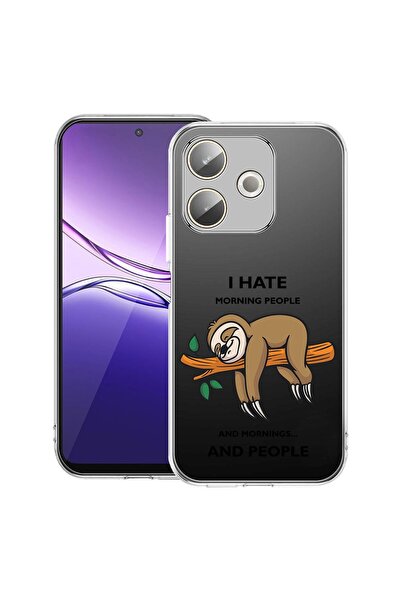 bestcase ¬Æ Husa Clear Silicon pentru OPPO A5 Pro 5G, I Hate Morning, 2042415...