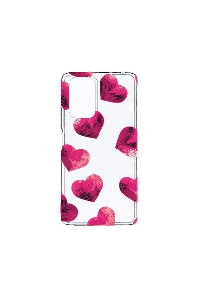 bestcase ¬Æ Husa Clear Silicon 2MM, Compatibila Cu Motorola Moto G85, Heart P...