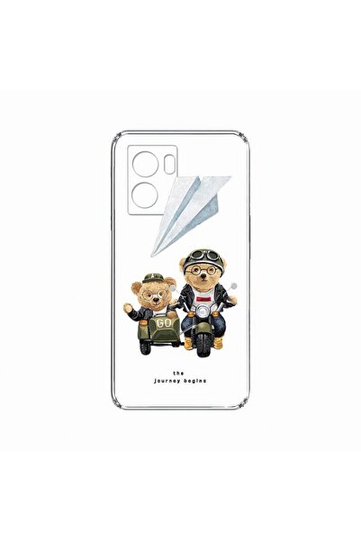 bestcase Λεπτή θήκη σιλικόνης 2 χιλιοστών, Συμβατή με OPPO A77 4G, Σχέδιο Ted...