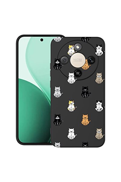 bestcase Υπέρλεπτη Θήκη TPU Συμβατή με Honor Magic8 Lite, Σχέδιο Γάτας, 31291...