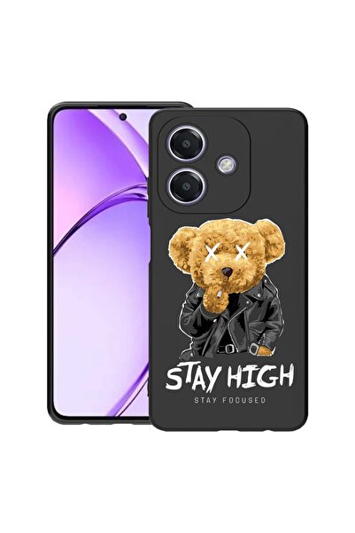 bestcase ¬Æ Husa pentru OPPO A60 5G / A40 / A40M, Stay High Teddy Bear, Slim ...