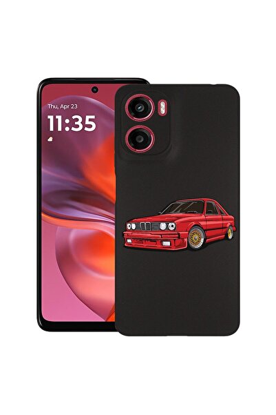 bestcase ¬Æ Husa pentru Motorola Moto E15 / Moto G05, Classic Car, Slim Silic...