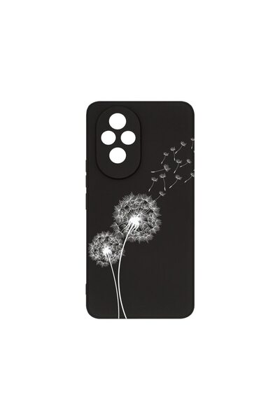 bestcase Премиум силиконов калъф, съвместим с Honor 200 Pro, Глухарче, Тънък ...