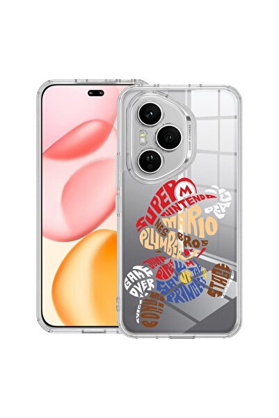 bestcase ¬Æ Husa Clear Silicon pentru Honor 400 Pro, Calligraphy Super Mario,...