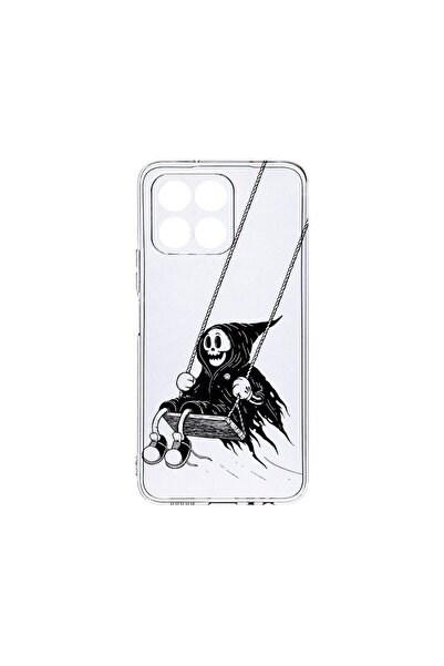 bestcase Διαφανής Θήκη Σιλικόνης, Συμβατή με Honor X8 5G, Σχέδιο Death Swingi...