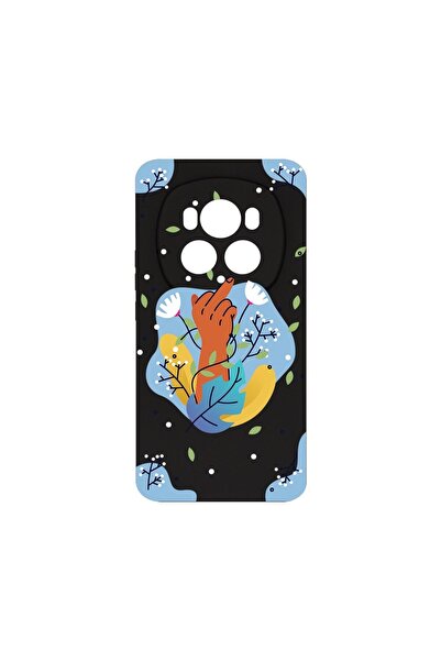 bestcase Θήκη Premium Σιλικόνης, Συμβατή με Honor Magic6 Pro, Flowers FCK, Λε...