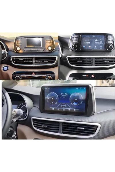 Carplayer Tucson andorid screen model 2019-2021,8gb ram 128 gb rom wireless a...