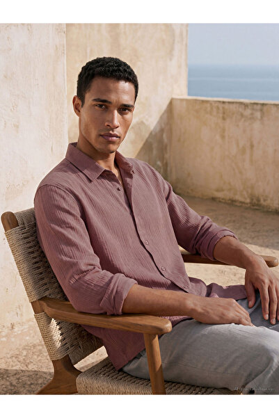LC Waikiki Esvab • Modern & Distinctive Standard Fit Textured Men's Shirt