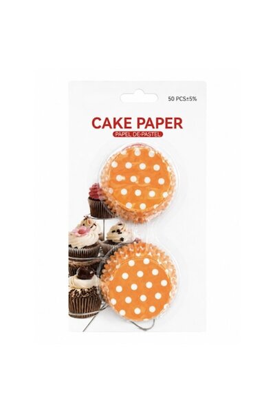 OEM Set of 50 Paper Muffin Pans, Ideal for Desserts and Cakes, 6.5 x 3 cm, Or...