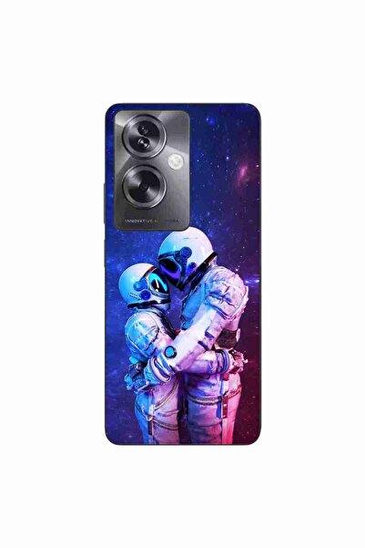 OEM Husa compatibila cu Oppo A79 5G Silicon Gel Tpu Model Astronauts Couple