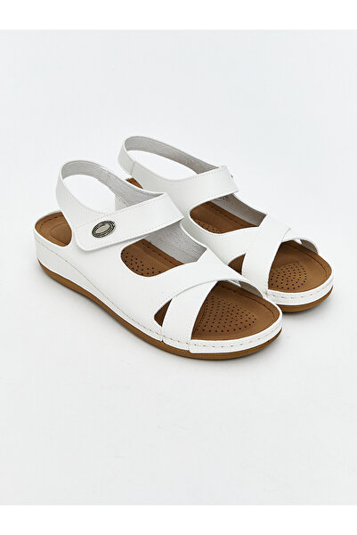 LC Waikiki Vizyon New Season Leather Look Women's Sandals