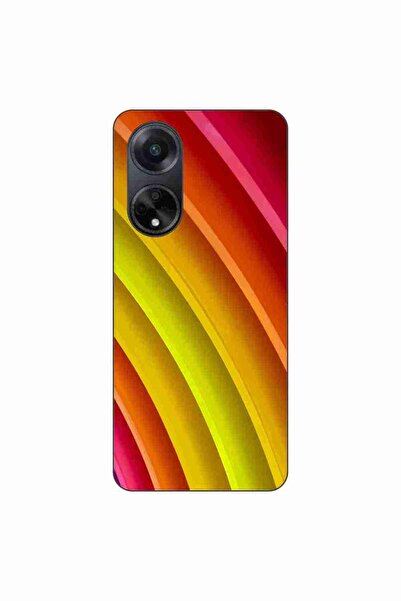 OEM Husa compatibila cu Oppo A98 5G Silicon Gel Tpu Model Abstract Stripes