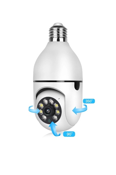O-KAM 4045 Smart Güvenlik Kamerası Panorama Ampul