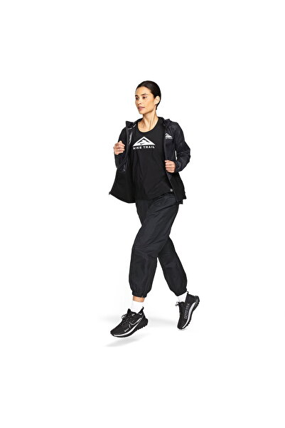 Nike Nikeblack - Gray - Silver Women's Sweatpants Fb7639-010 W Nk Trail Rpl Pant