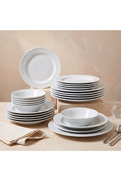 Güral Porselen Safir 24 Parça 6 Kişilik Porselen Yemek Takımı