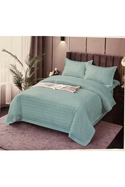 Casa Pucioasa Damask 4-Piece Duvet Cover Set with Stretchy
