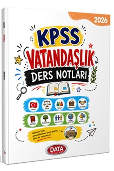 Ankara Kitap Merkezi 2026 KPSS Vatandaşlık Ders Notları Data Yayınları