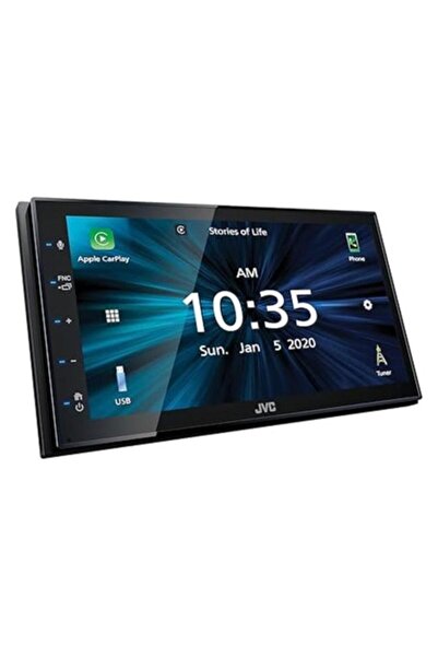 JVC KW-M560BT ستيريو سيارة بشاشة 6.8 بوصة ثنائي الدين مع بلوتوث وApple CarPla...