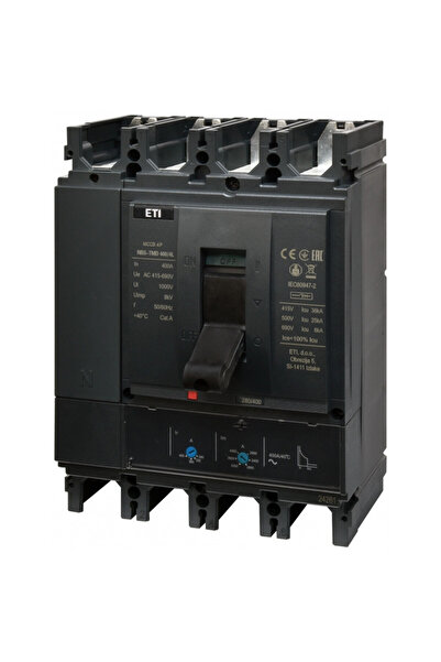 Eti circuit breaker in car nbs-tmd 400/4l 400A 4P 004673104