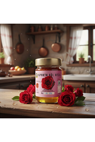 Burdur Hasat 400 gr %65 Meyveli Doğal Isparta Gül Reçeli