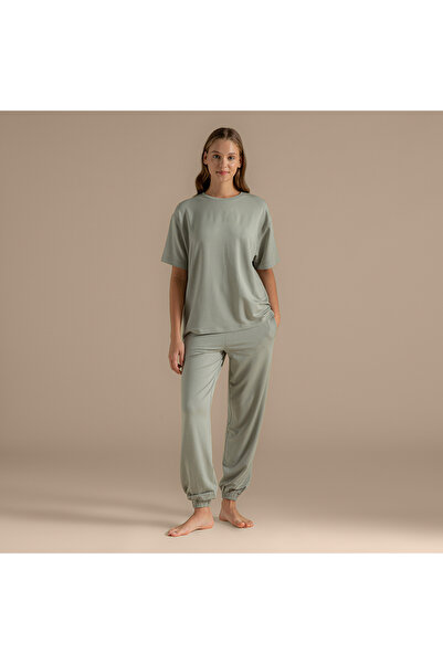 Chakra Dıana Pajama Set Green