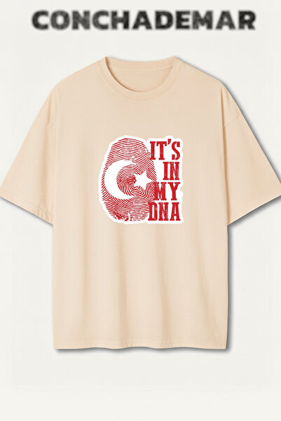 Vordevia Turkey National Teams Printed Premium Oversize Cotton T-Shirt