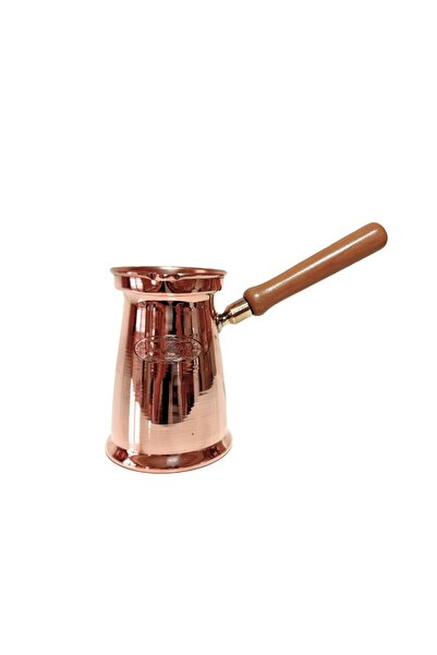 Destilatori Ibric Cafea 700ml din Cupru Solid si Maner Lemn