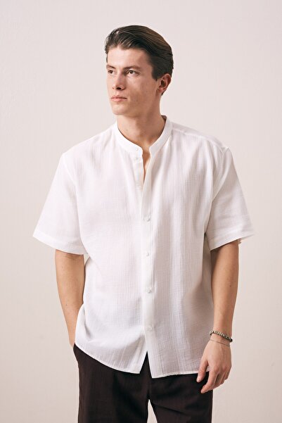 carino man OVERSIZE FIT PAMUKLU GÖMLEK