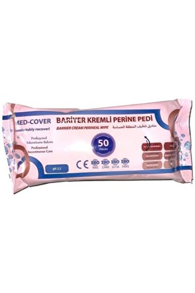 Yıldızan mhtshop Med-cover Bariyer Kremli Perine Bölgesi Temizleme Pedi/mendi...