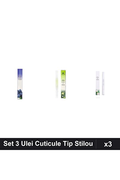 NAİLS Set 3 Ulei Cuticule Tip Stilou - Blueberries, Măr, Lily - Ingrijire Unghii