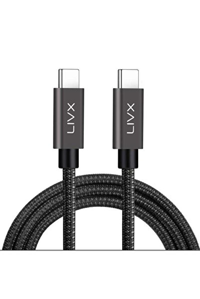 LivX Force 100w Usb-c To Usb-c 3.1 Gen2 10 Gbps 4k@60hz 3 Metre Hızlı Şarj Da...