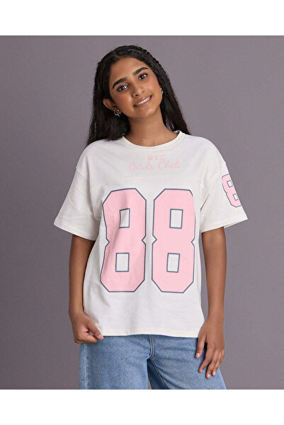 REDTAG Women White And Pink Sporty Top