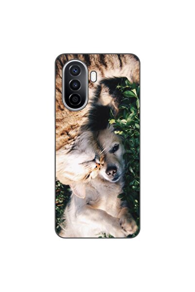 OEM Husa compatibila cu Huawei Nova Y70 Silicon Gel Tpu Model Caine si Pisica