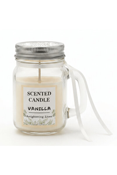 Sakha Vanilla Scented Candle — Glass Jar | 9 cm