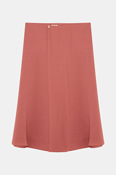 W Collection PEMBE MİDİ ETEK
