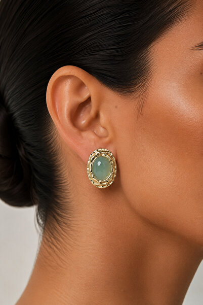 Jack Ferrero Nova Gold Color Nails Earrings