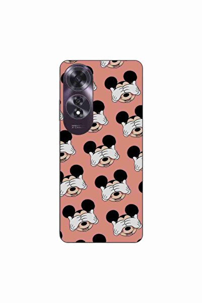 OEM Husa compatibila cu Oppo A60 4G Silicon Gel Tpu Model Mickey Pattern Peek...