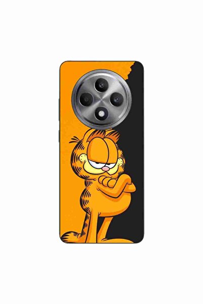 OEM Husa compatibila cu Oppo Reno12 FS Silicon Gel Tpu Model Garfield Black a...