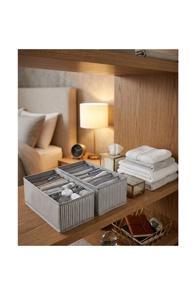 Pixue 2-Piece Drawer Accordion Organizer Set (1Adetmboy-1Adetlboy) Drawer Org...