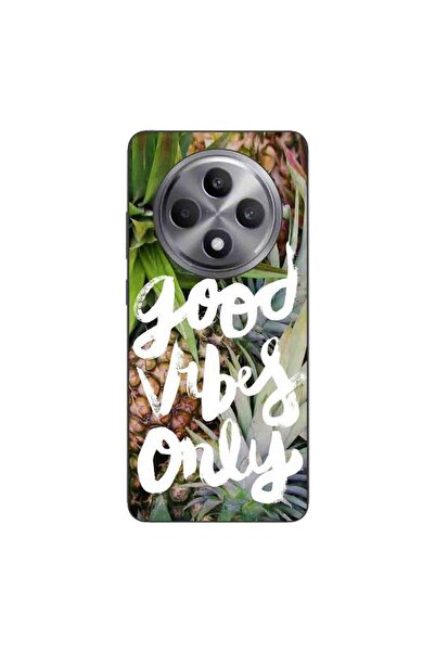 OEM Husa compatibila cu Oppo Reno12 FS Silicon Gel Tpu Model Good Vibes Only