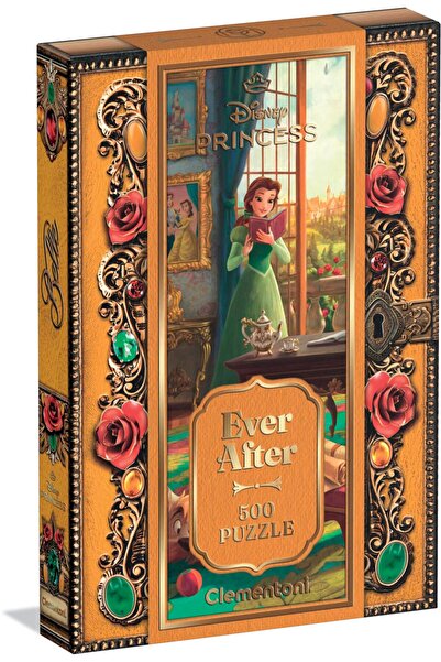 CLEMENTONI Puzzle 500 Belle, Colecția Prințesa Ever After