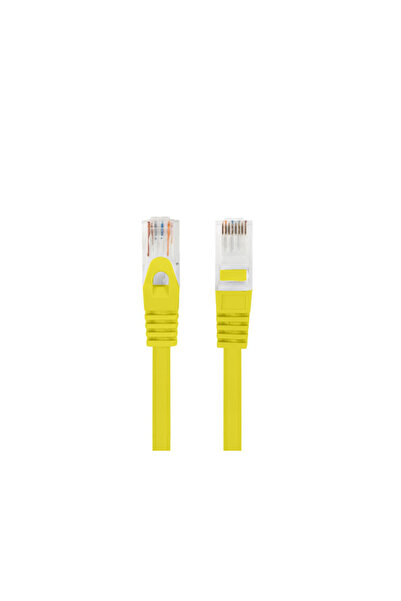Lanberg Cordon de patch UTP cat.6 1m LSZH CU a trecut testul Fluke ≈º√≥≈Çty