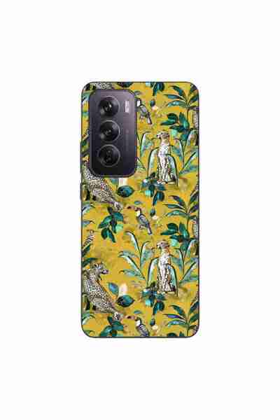 OEM Husa compatibila cu Oppo Reno12 Pro Silicon Gel Tpu Model Yellow Jungle P...