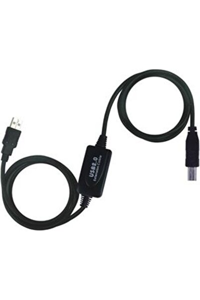 PremiumCord Repetor USB 2.0, cablu de conectare A/M-B/M 15m